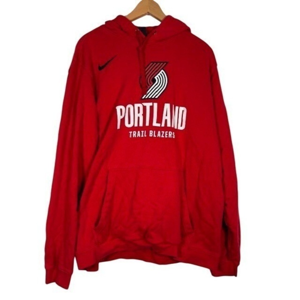 Nike‎ Portland Trail Blazers Red Basketball Hoodie Mens NBA - XL